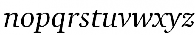 ITC Charter Italic OSF Font LOWERCASE