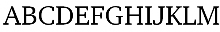 ITC Charter Regular OSF Font UPPERCASE