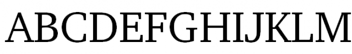 ITC Charter Regular Font UPPERCASE