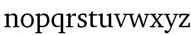 ITC Charter Regular Font LOWERCASE