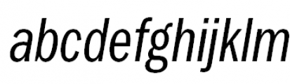 ITC Franklin Gothic Compressed Italic FONT