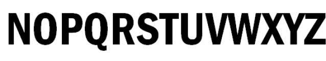 ITC Franklin Gothic Condensed Demi Font UPPERCASE