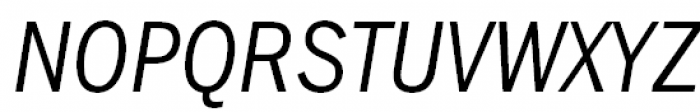 ITC Franklin Gothic Condensed Italic OSF Font UPPERCASE