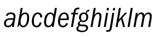 ITC Franklin Gothic Condensed Italic FONT
