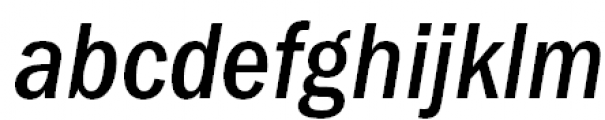 ITC Franklin Gothic Condensed Medium Italic OSF FONT