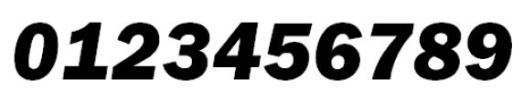 ITC Franklin Gothic Heavy Italic Font OTHER CHARS