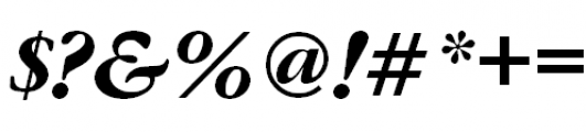 ITC Garamond Bold Italic Font OTHER CHARS