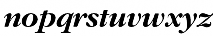 ITC Garamond Bold Italic Font LOWERCASE