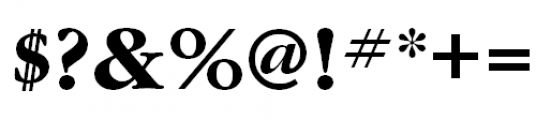 ITC Garamond Bold Font OTHER CHARS