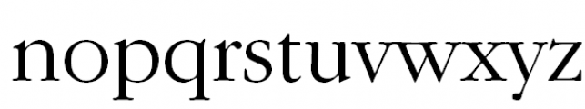 ITC Garamond Light Font LOWERCASE