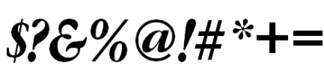 ITC Garamond Narrow Bold Italic Font OTHER CHARS