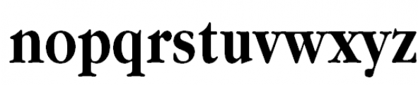 ITC Garamond Narrow Bold Font LOWERCASE