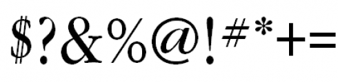 ITC Garamond Narrow Book Font OTHER CHARS
