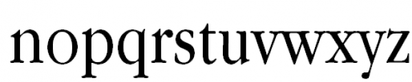 ITC Garamond Narrow Book Font LOWERCASE