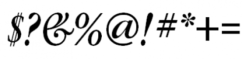 ITC Garamond Narrow Italic Font OTHER CHARS