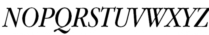 ITC Garamond Narrow Italic Font UPPERCASE