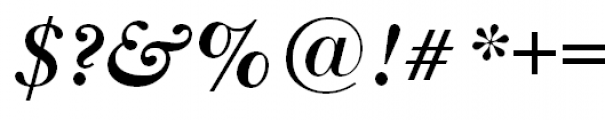 ITC New Baskerville Bold Italic Font OTHER CHARS