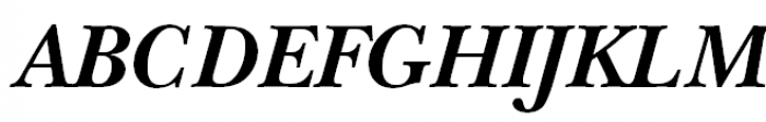 ITC New Baskerville Bold Italic Font UPPERCASE