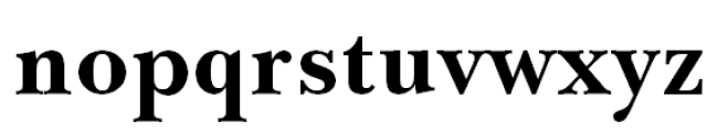 ITC New Baskerville Bold Font LOWERCASE