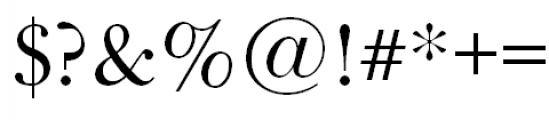 ITC New Baskerville Book Font OTHER CHARS