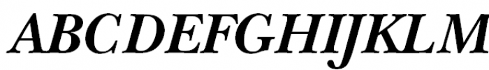 ITC New Baskerville Expert Bold Italic OSF Font UPPERCASE
