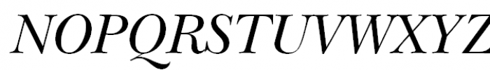 ITC New Baskerville Expert Italic OSF Font UPPERCASE