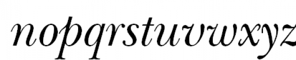 ITC New Baskerville Expert Italic OSF Font LOWERCASE