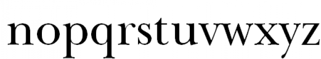 ITC New Baskerville Expert Roman OSF Font LOWERCASE