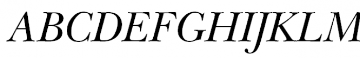 ITC New Baskerville Italic Font UPPERCASE
