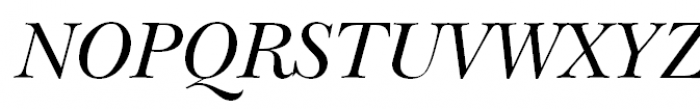 ITC New Baskerville Italic Font UPPERCASE