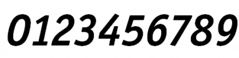 ITC Officina Serif Bold Italic Font OTHER CHARS