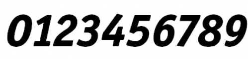 ITC Officina Serif Extra Bold Italic Font OTHER CHARS