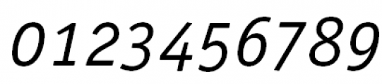 ITC Officina Serif Italic OSF Font OTHER CHARS