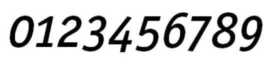 ITC Officina Serif Medium Italic OSF Font OTHER CHARS