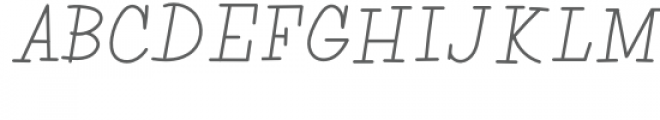 italic serif font Font UPPERCASE