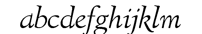 Italian Old Style Light Italic FONT