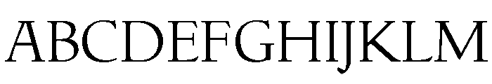 Italian Old Style Light Font UPPERCASE