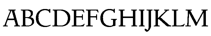 Italian Old Style Regular Font UPPERCASE