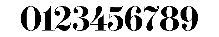 IvyBodoni Bold Font OTHER CHARS