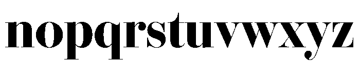 IvyBodoni Bold Font LOWERCASE