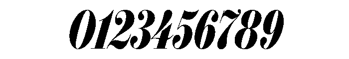 IvyBodoni Condensed Bold Italic Font OTHER CHARS