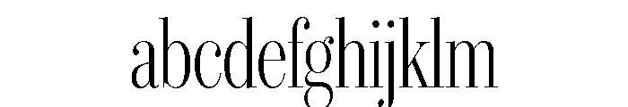 IvyBodoni Condensed Light FONT