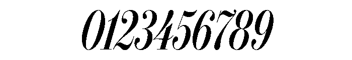 IvyBodoni Condensed Medium Italic Font OTHER CHARS