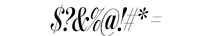 IvyBodoni Condensed Medium Italic Font OTHER CHARS