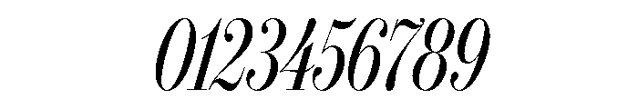 IvyBodoni Condensed Regular Italic Font OTHER CHARS