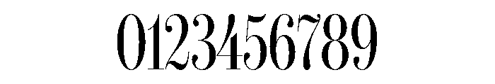 IvyBodoni Condensed Regular Font OTHER CHARS