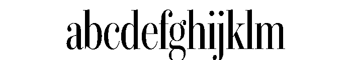 IvyBodoni Condensed Regular FONT