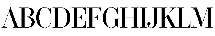 IvyBodoni Medium Font UPPERCASE