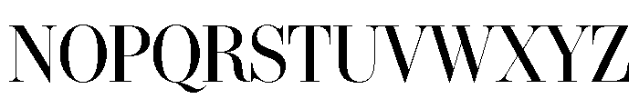 IvyBodoni Medium Font UPPERCASE