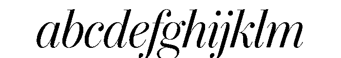 IvyBodoni Regular Italic FONT
